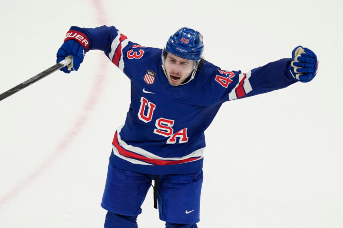 The U.S. men’s hockey team’s semifinal highlights Friday’s Olympic TV schedule