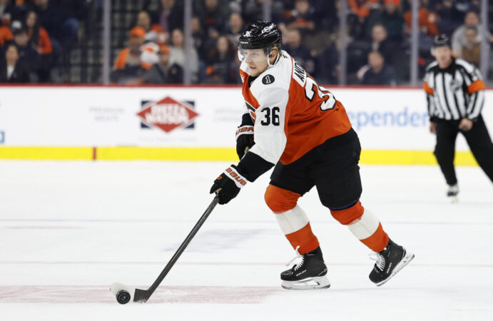 Flyers defenseman Emil Andrae is ‘doing everything he can’ to get himself back into the lineup