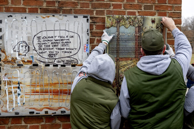 Yes, the slavery exhibits have been returned to the President’s House — but I’m still waiting for the other shoe to drop