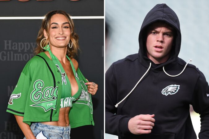 Eagles fan and WWE star Nikki Bella responds to Cooper DeJean chants on Raw amid dating rumors