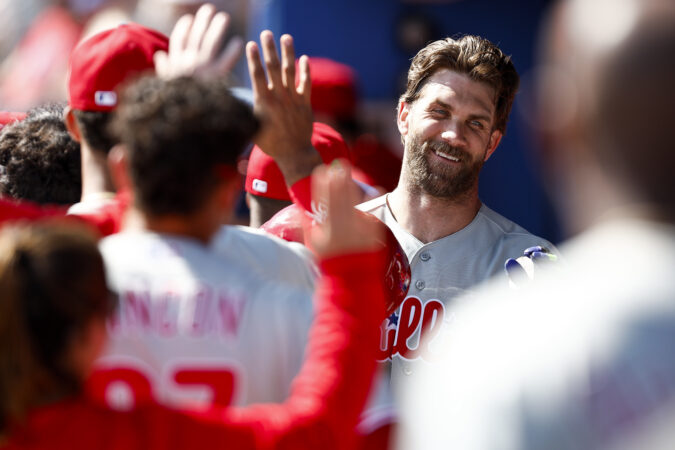Bryce Harper homers for Phillies before heading to the World Baseball Classic
