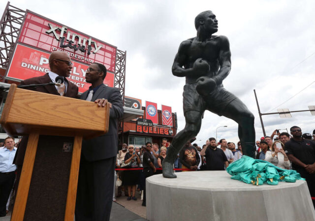 Putting the Joe Frazier statue in the shadow of the Rocky statue is a low blow