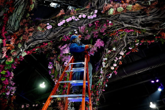 The Flower Show must go on: Crews start setting up for Philly Flower Show despite snow and years of weather curses