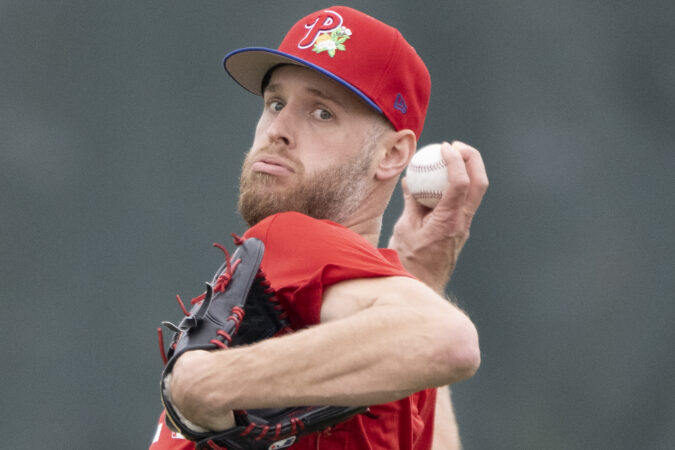Phillies pitcher Zack Wheeler said he was at about 80-85% effort in his bullpen session on Thursday.