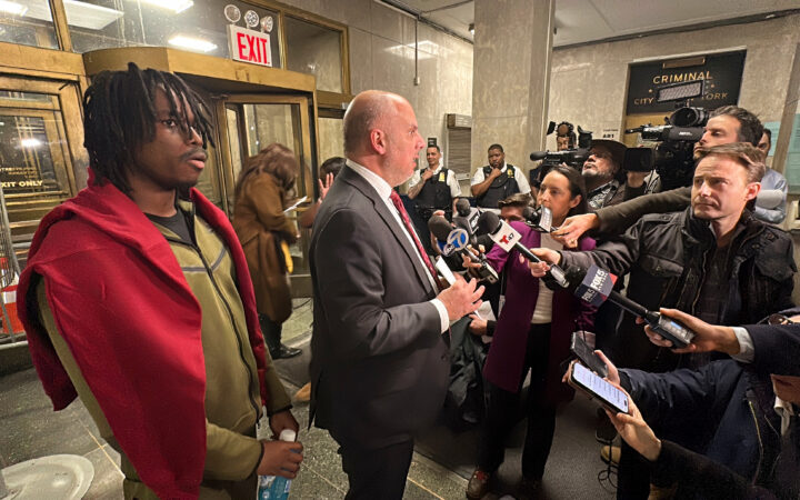 NYC police arrest man after officers were pelted during a snowball fight