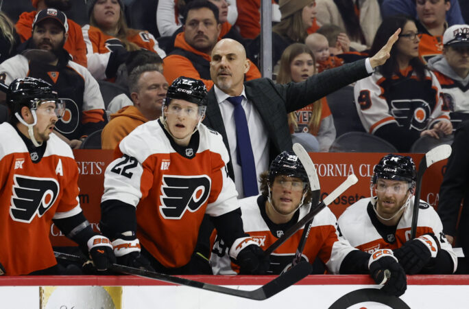 The Flyers are eight points out of a playoff spot. But would it be more prudent to start selling off players for the long run?