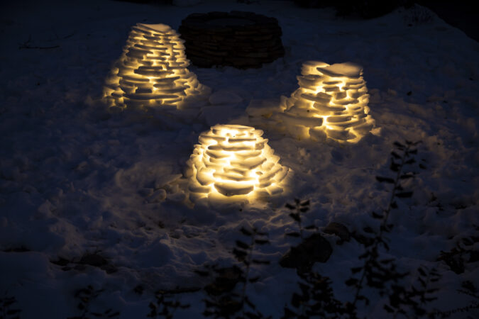 Narberth artist Emily Stewart is making ‘ephemeral’ public art out of snow