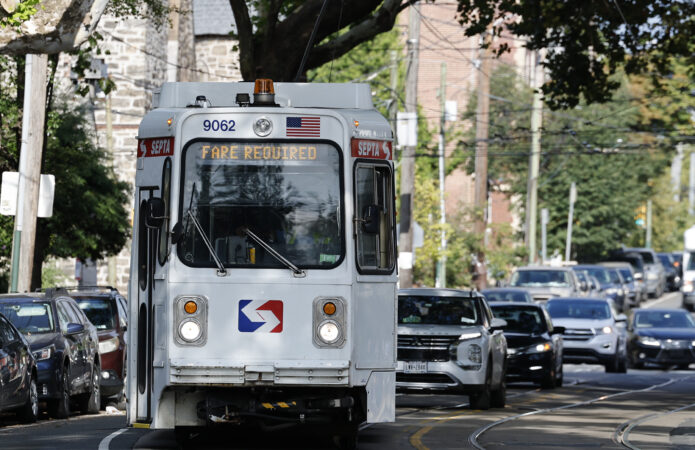 SEPTA trolleys will use AI cameras to catch drivers breaking no-parking rules in Philly
