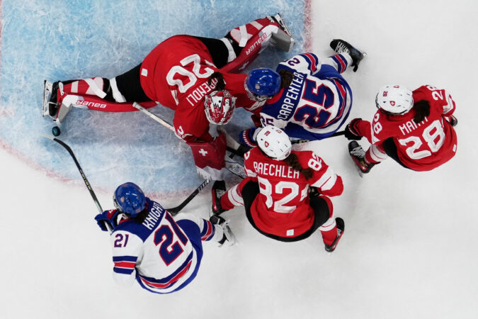 Monday’s Olympic TV schedule: U.S. vs. Sweden women’s hockey and more