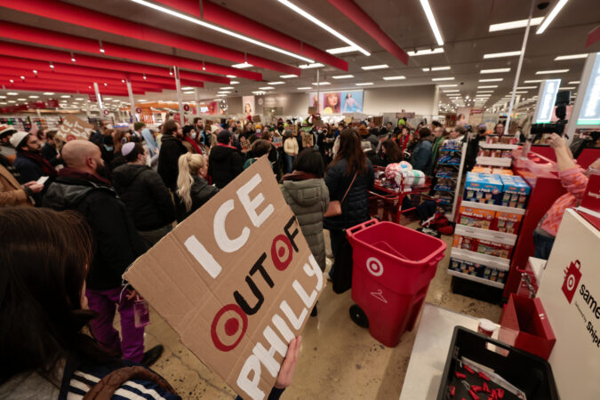 About 40 anti-ICE activists are arrested at protest inside Target in South Philly
