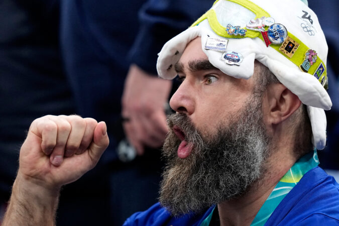 Jason Kelce’s experience at the Winter Olympics, from hockey to figure skating: ‘I really was just there to have fun’