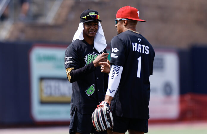 Eagles WR DeVonta Smith’s celebrity softball game will return to Allentown in May