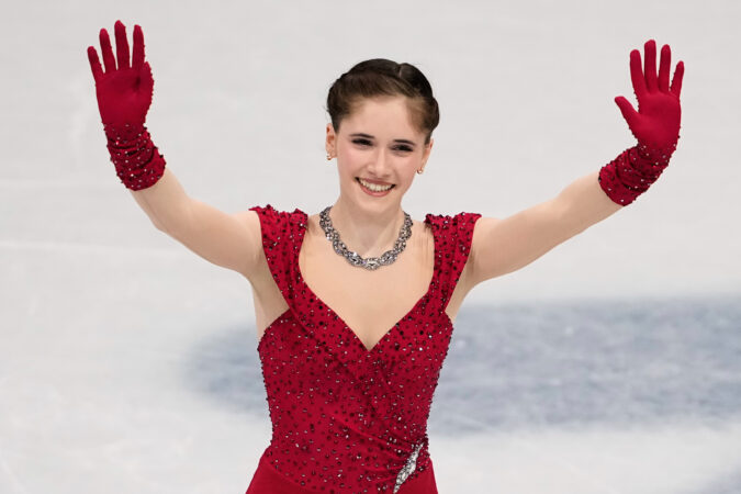South Jersey figure skater Isabeau Levito is in eighth place after the women’s short program at the Winter Olympics