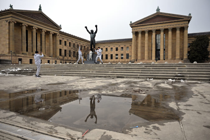 A family from Poland came to Philly for their Rocky steps pilgrimage