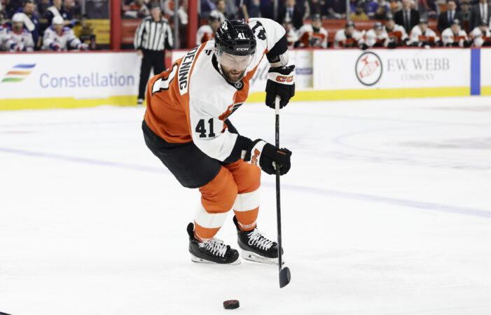 Flyers center Luke Glendening grew up in Detroit and made his NHL debut with the Red Wings.