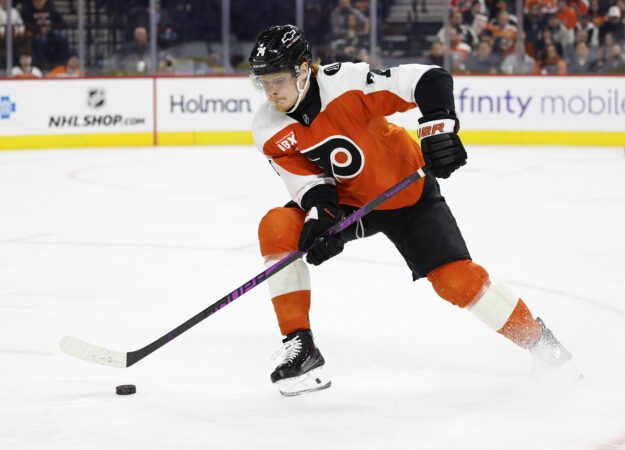 Owen Tippett’s fashion sense has put the NHL and fans on notice. The Flyers also might need him to fill a Travis Konency-sized void.