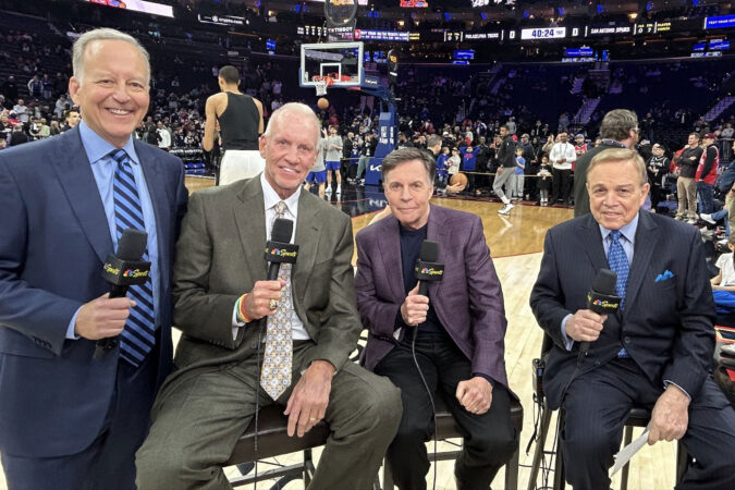 The Sixers were terrible, but their former coach shined on NBC’s throwback broadcast