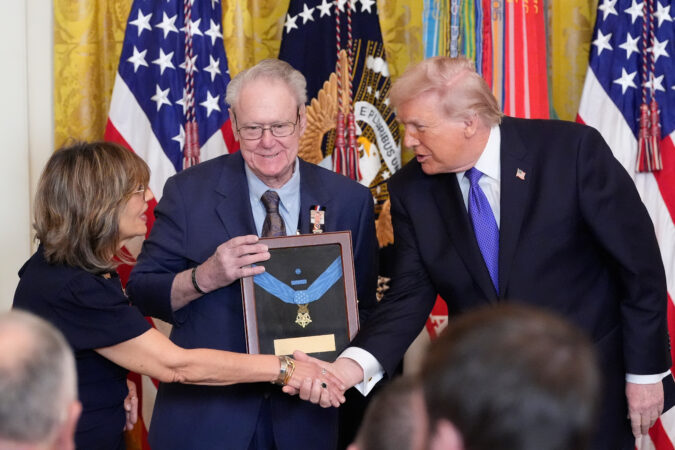 Trump awards the Medal of Honor to 3 U.S. Army service members in a White House ceremony