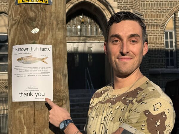 Holy mackerel! Fishtown man schools neighborhood on fun fish facts.