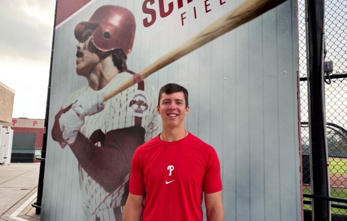 Luke Gabrysh, who grew up in Wilmington and pitched for St. Joe’s, is a promising Phillies minor leaguer