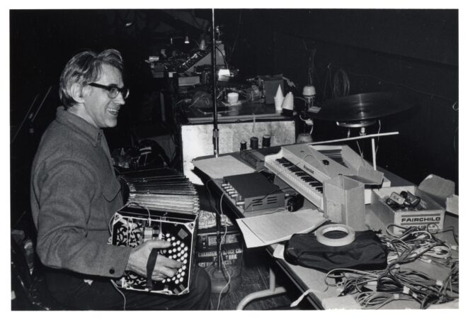 The man who made musical instruments out of everything: glass bowls, trees, buildings, and even an island