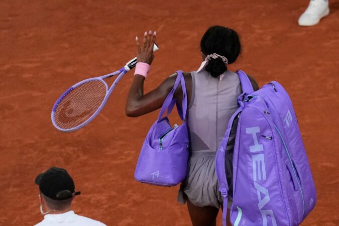 Coco Gauff’s French Open title defense ends in 3rd-round loss, Naomi Osaka’s fashion show goes on