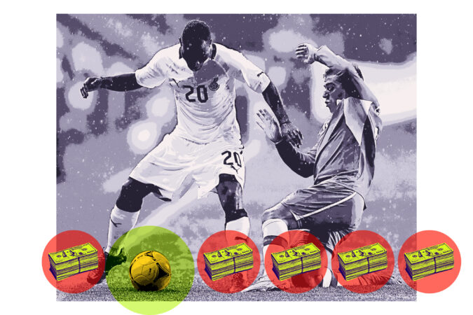 When Ghana played Chile in a match in 2012, the team didn't emerge from the locker room for over an hour after halftime. Fans thought it was because of the rain. But it was a rain of a different kind.