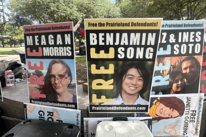 8 convicted in Texas immigration center shooting and protest are sentenced to decades in prison