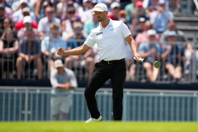 A year after smashing a locker, Wyndham Clark finds himself leading at another U.S. Open
