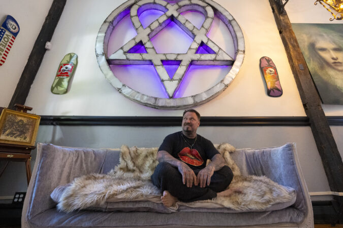 West Chester native Bam Margera poses for a portrait at his home in West Chester, Pa., on Friday, June 4, 2026.