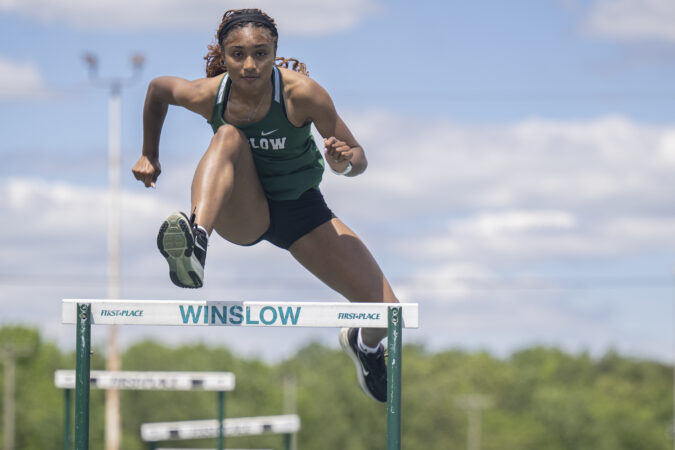 Winslow’s Jasmine Jackson emerges as one of the nation’s fastest hurdlers: ‘She is running with a purpose’