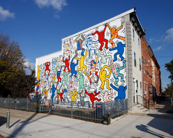 The only collaborative Keith Haring mural that still hangs in its original location is in Point Breeze. It could be your next home.