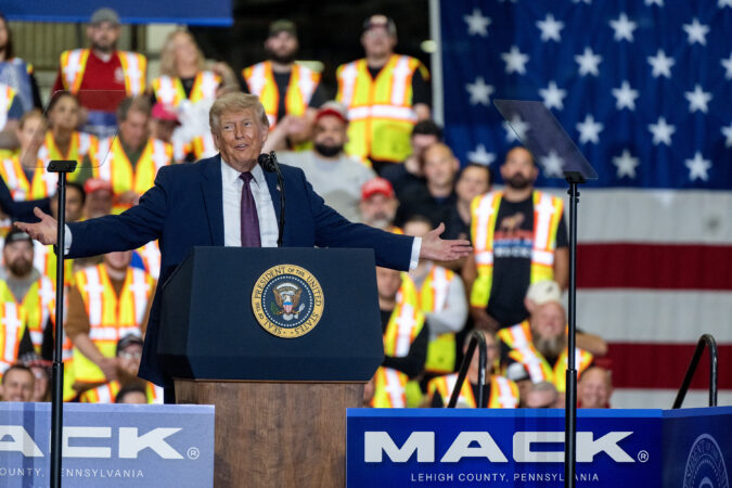 Trump was welcomed to Pa. by Stacy Garrity. He didn’t mention her at all.