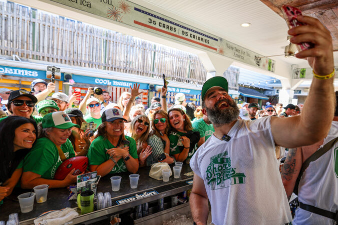 Mama Kelce’s Jello shots, a prosthetic leg beer chug, and more from Jason Kelce’s annual Sea Isle fundraiser