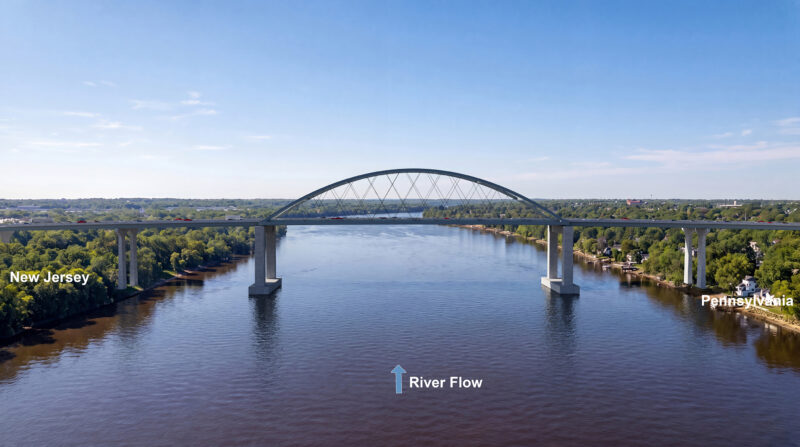 Pennsylvania and N.J. Turnpikes choose a design for a new $1.6 billion Delaware River bridge