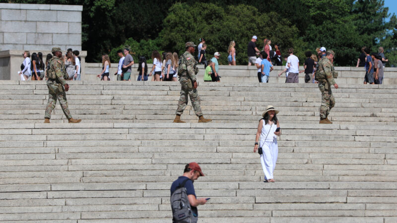 D.C. reaches court settlement with man detained while protesting troops’ patrol with Darth Vader song