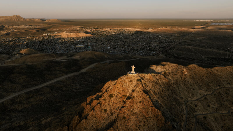A diocese tries to protect its 29-foot Jesus from Trump’s border wall
