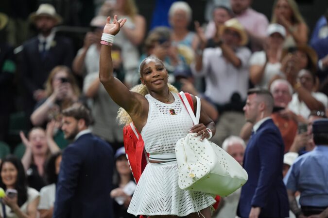 Serena Williams took Maya Joint to a third set but ultimately fell short in her Wimbledon comeback.