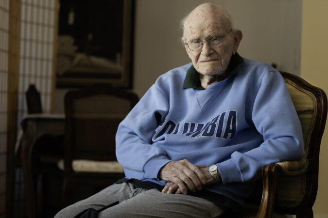 He’s 102 years old. During World War II, he helped predict the weather.
