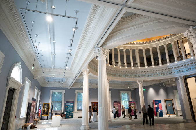 The First Bank of the United States reopens this week following a $43 million restoration project that included work on the grand rotunda.