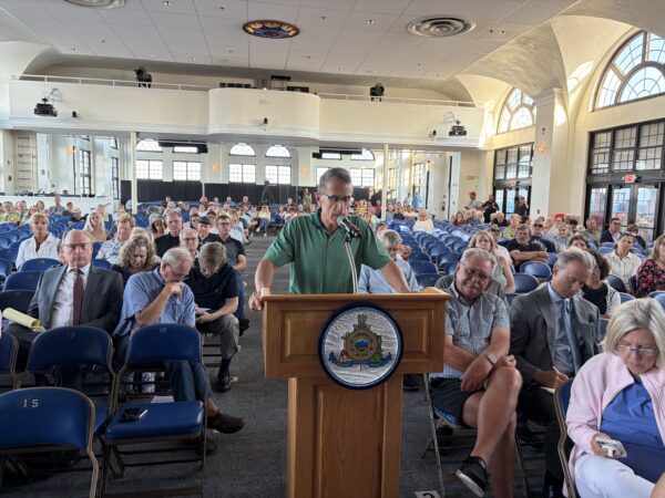 Jim Kelly, who was elected to Ocean City's City Council on May 12 and was set to be sworn in July 1, urged council to hold off on voting on the former Wonderland Pier site at 600 Boardwalk. He is against a hotel proposal.