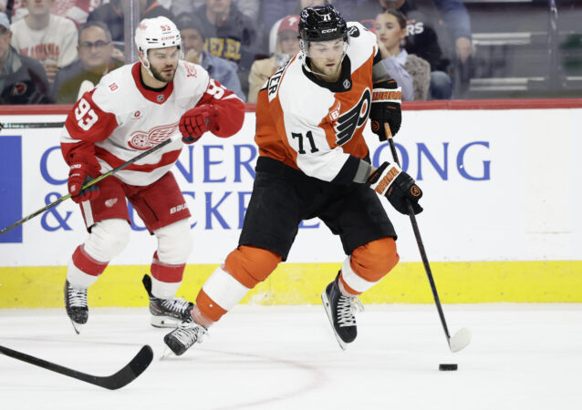 Flyers right wing Tyson Foerster signed a lucrative extension with the team last week.