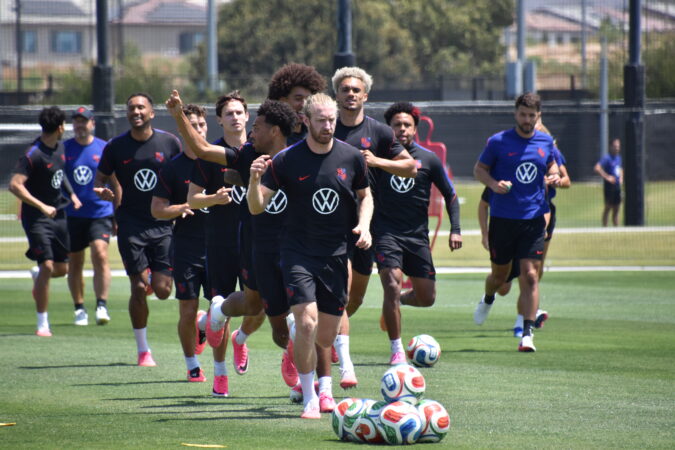 Tim Ream (center) could lead the U.S. team out onto the field in San Francisco when they face Bosnia and Herzegovina on Wednesday in the round of 32.