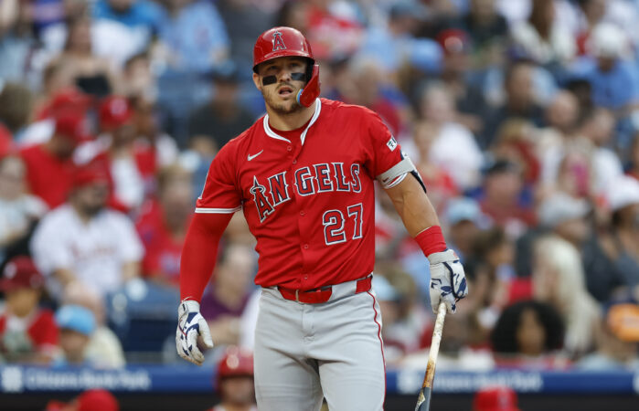 Mike Trout has played in eight career games at Citizens Bank Park and will lead off Tuesday night for the American League.