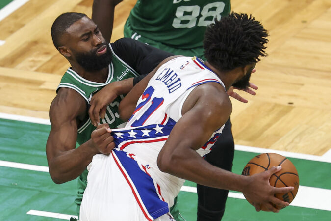 New Sixer Jaylen Brown is ‘going to push’ Joel Embiid, Mike Gansey says in local radio hit