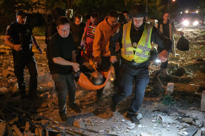 Russia’s missile and drone attacks on Ukraine kill at least 22