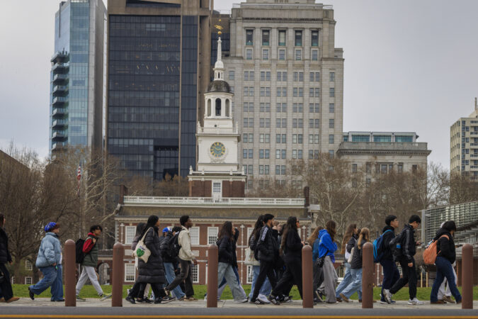 Independence Hall in Philadelphia is shown here on Wednesday, March 25, 2026.
