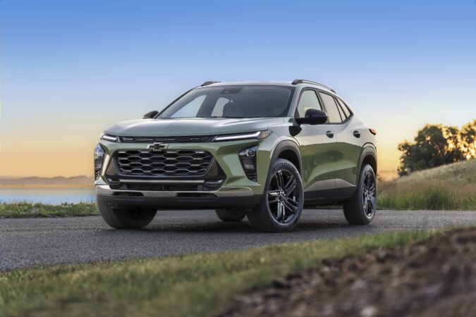 The Chevrolet Trax small SUV received the sharp new Chevrolet design language for the 2024 model year.