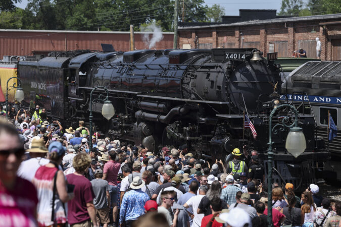 The Big Boy locomotive display in Philadelphia was shuttered early due to the heat