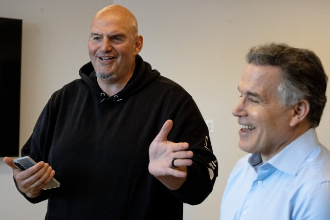 Democrat John Fetterman launches cross-aisle fundraising committee with Republican Dave McCormick
